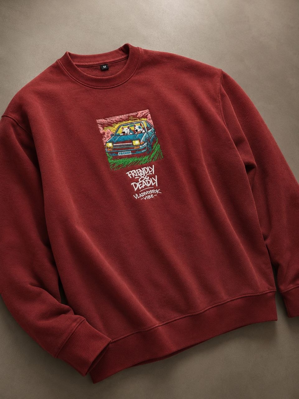 AE86 × BULLS CREWNECK / BRICK