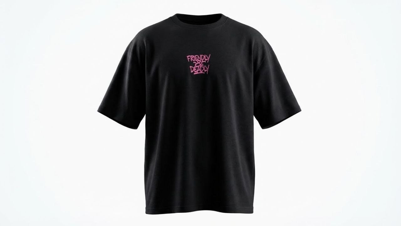 FD LOGO TEE / HOT PINK