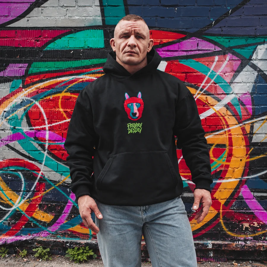 BULL-BOXER CORE HOODIE / BLACK