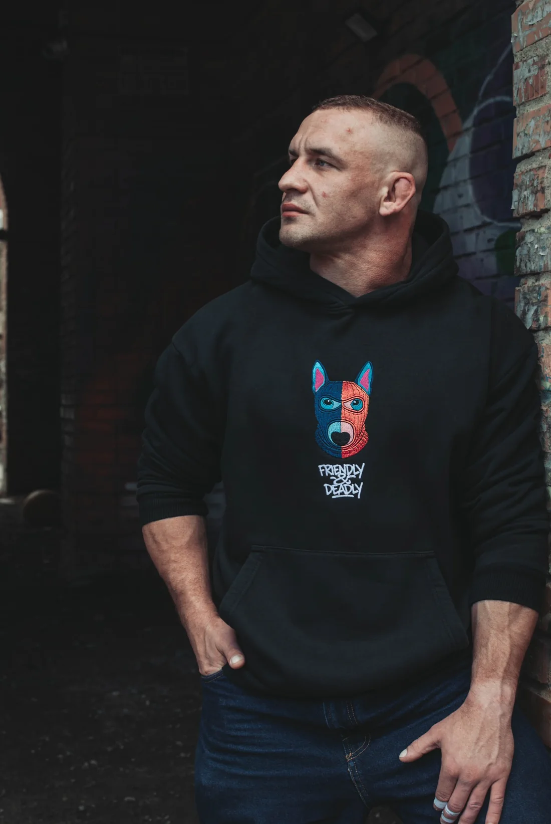 BULL-HOOL CORE HOODIE / BLACK — 01 0366