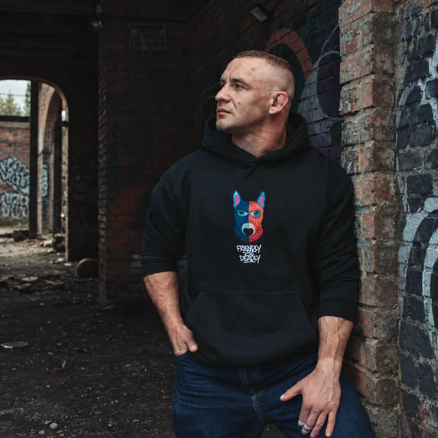BULL-HOOL CORE HOODIE / BLACK